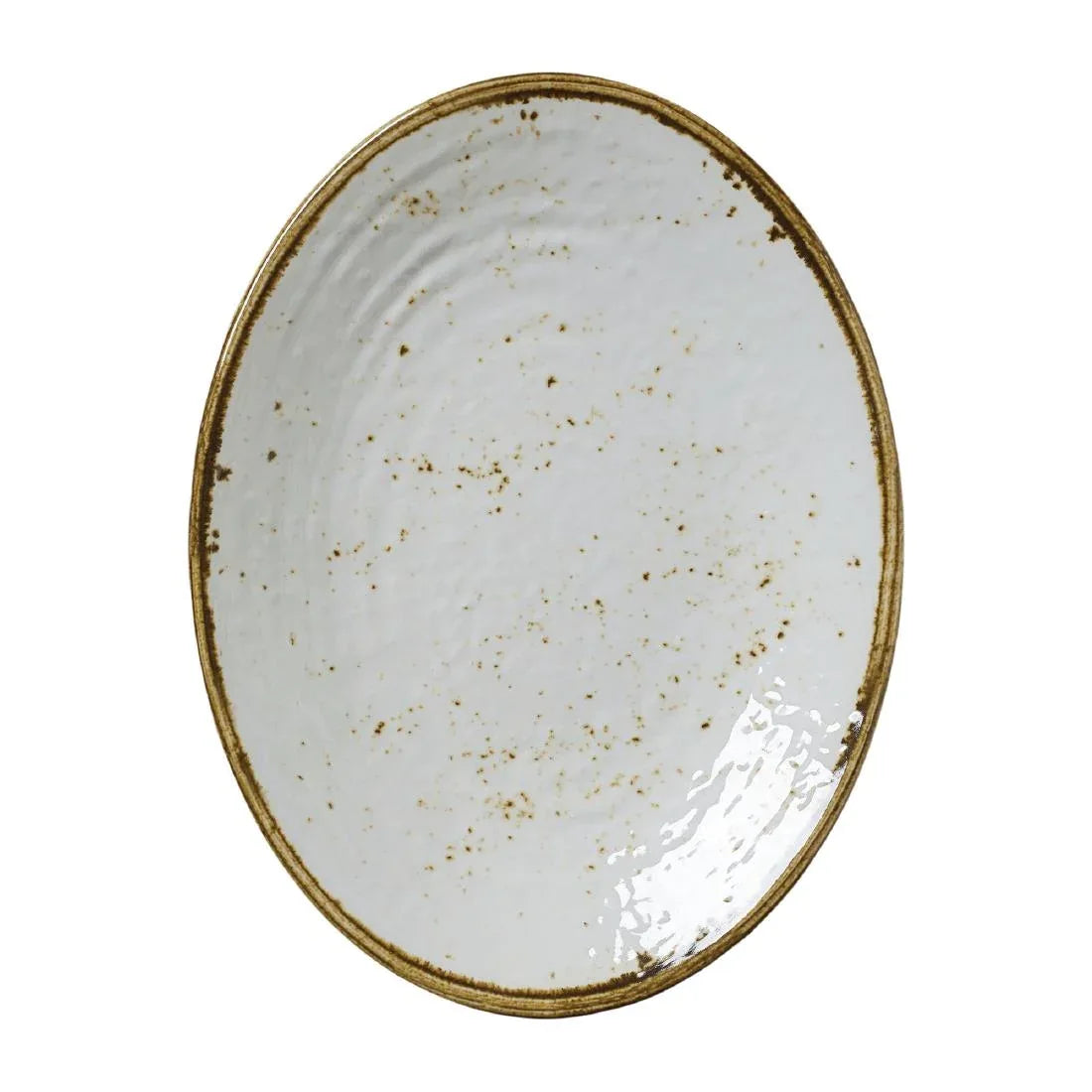 VV1075 Steelite Craft Melamine Oval Plates White 260mm (Pack of 6) - JD Catering Equipment Solutions Ltd