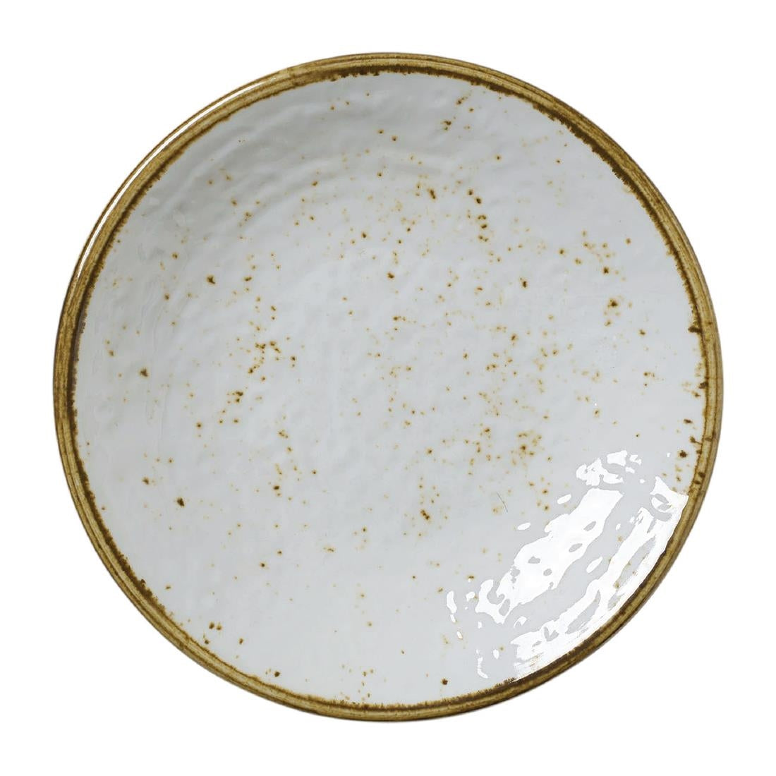 VV1078 Steelite Craft Melamine Coupe Plates White 162mm (Pack of 6)