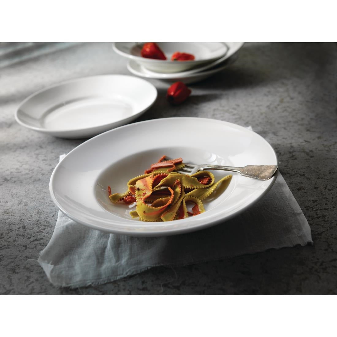 VV1258 Steelite Simplicity Noveau Bowls White 41.5oz 270mm (Pack of 6)