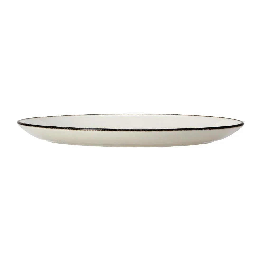 VV1322 Steelite Charcoal Dapple Oval Coupe Plates 305mm (Pack of 12) - JD Catering Equipment Solutions Ltd