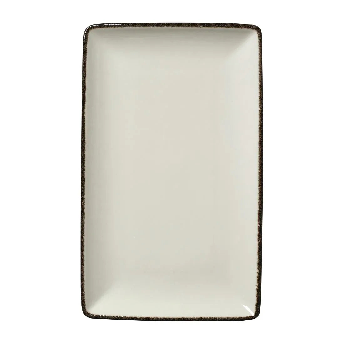 VV1328 Steelite Charcoal Dapple Rectangle One Plates 270 x 167mm (Pack of 6) - JD Catering Equipment Solutions Ltd