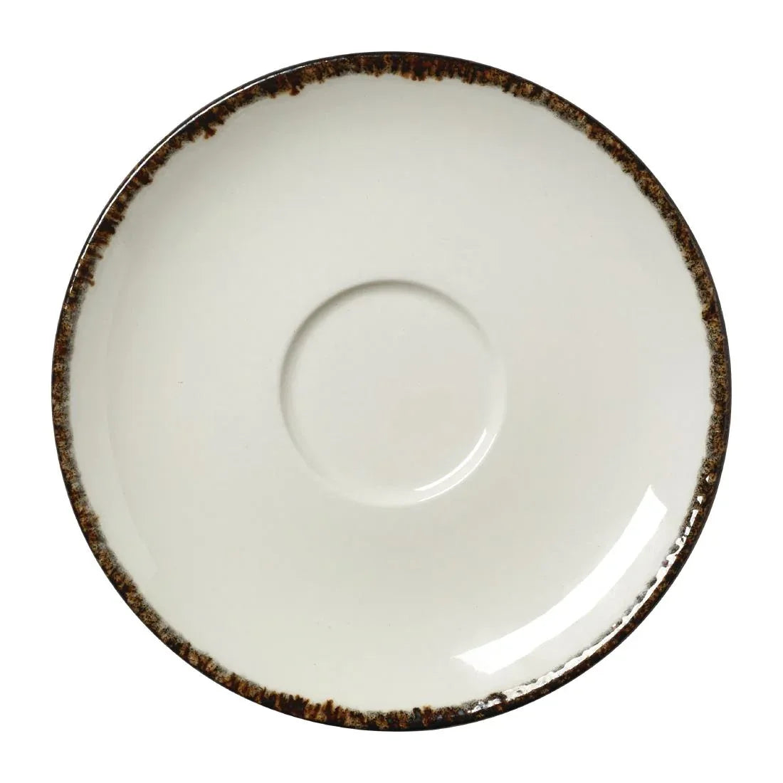 VV1351 Steelite Charcoal Dapple Saucers 150mm (Pack of 36) - JD Catering Equipment Solutions Ltd