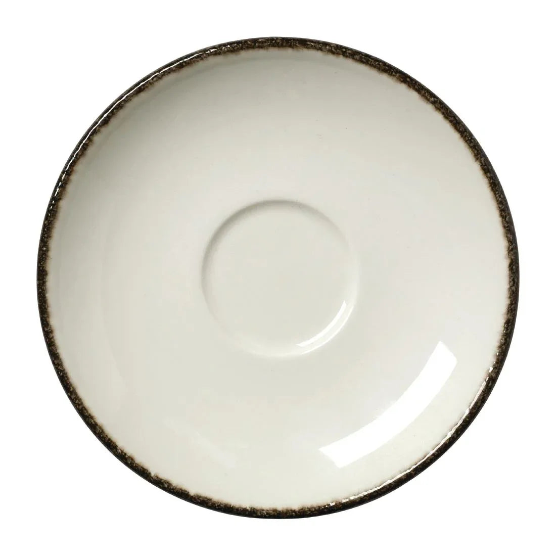 VV1352 Steelite Charcoal Dapple Saucers 125mm (Pack of 36) - JD Catering Equipment Solutions Ltd