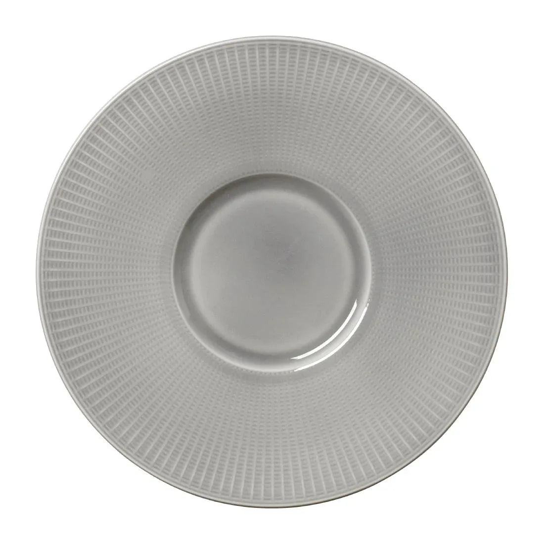 VV1795 Steelite Willow Mist Gourmet Plates Small Well Grey 285mm (Pack of 6) - JD Catering Equipment Solutions Ltd