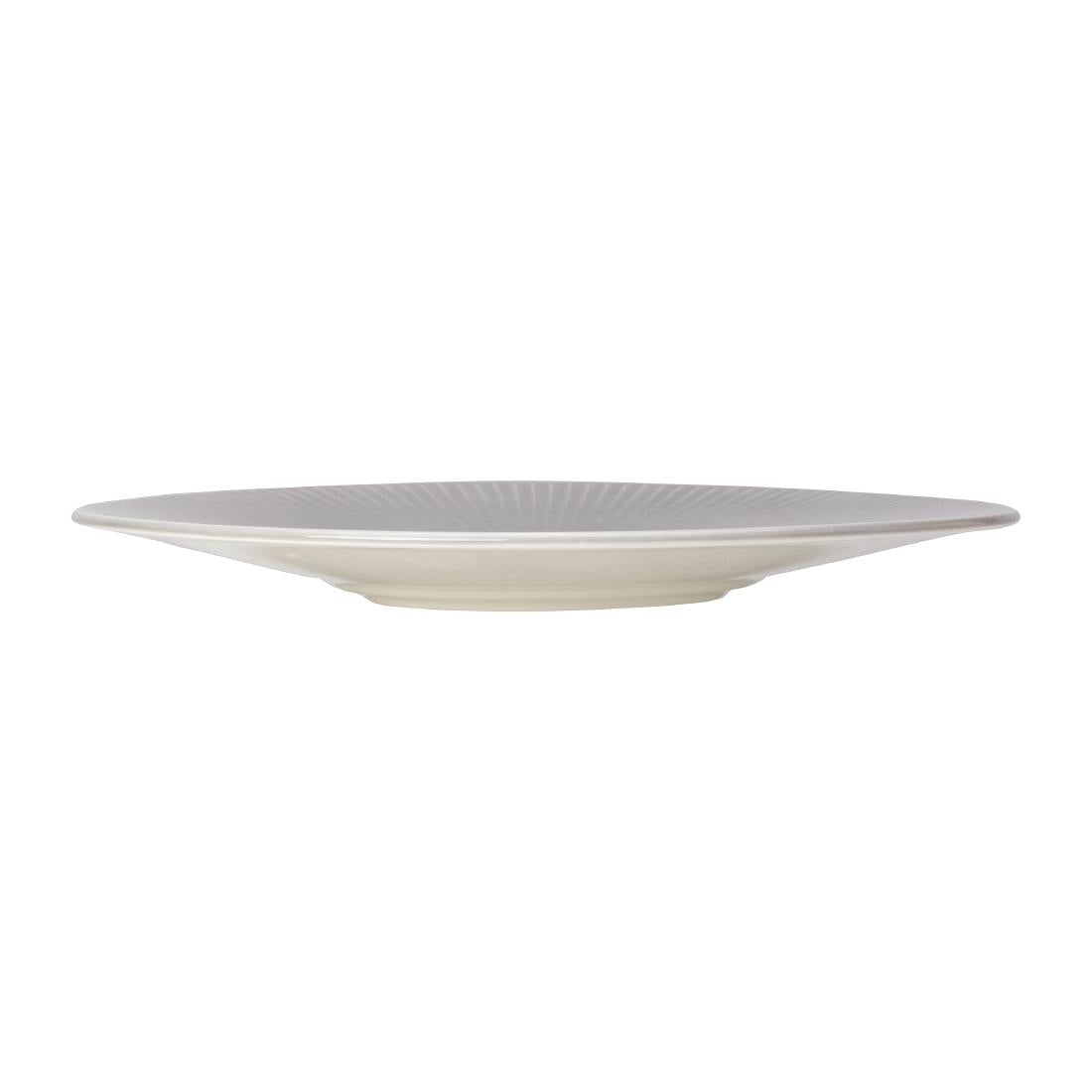 VV1795 Steelite Willow Mist Gourmet Plates Small Well Grey 285mm (Pack of 6)