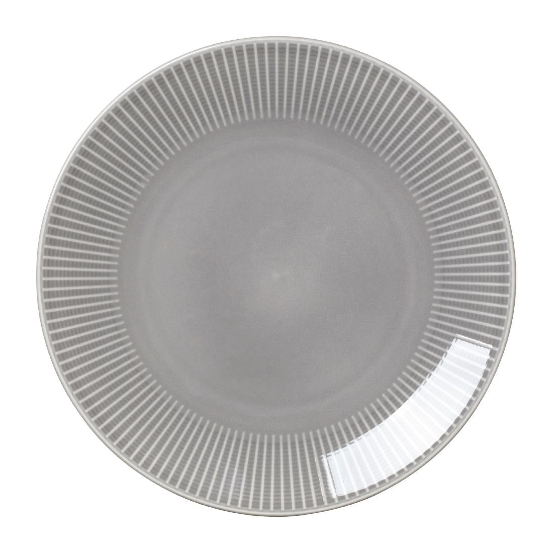 VV1796 Steelite Willow Mist Gourmet Coupe Plates Grey 280mm (Pack of 6)
