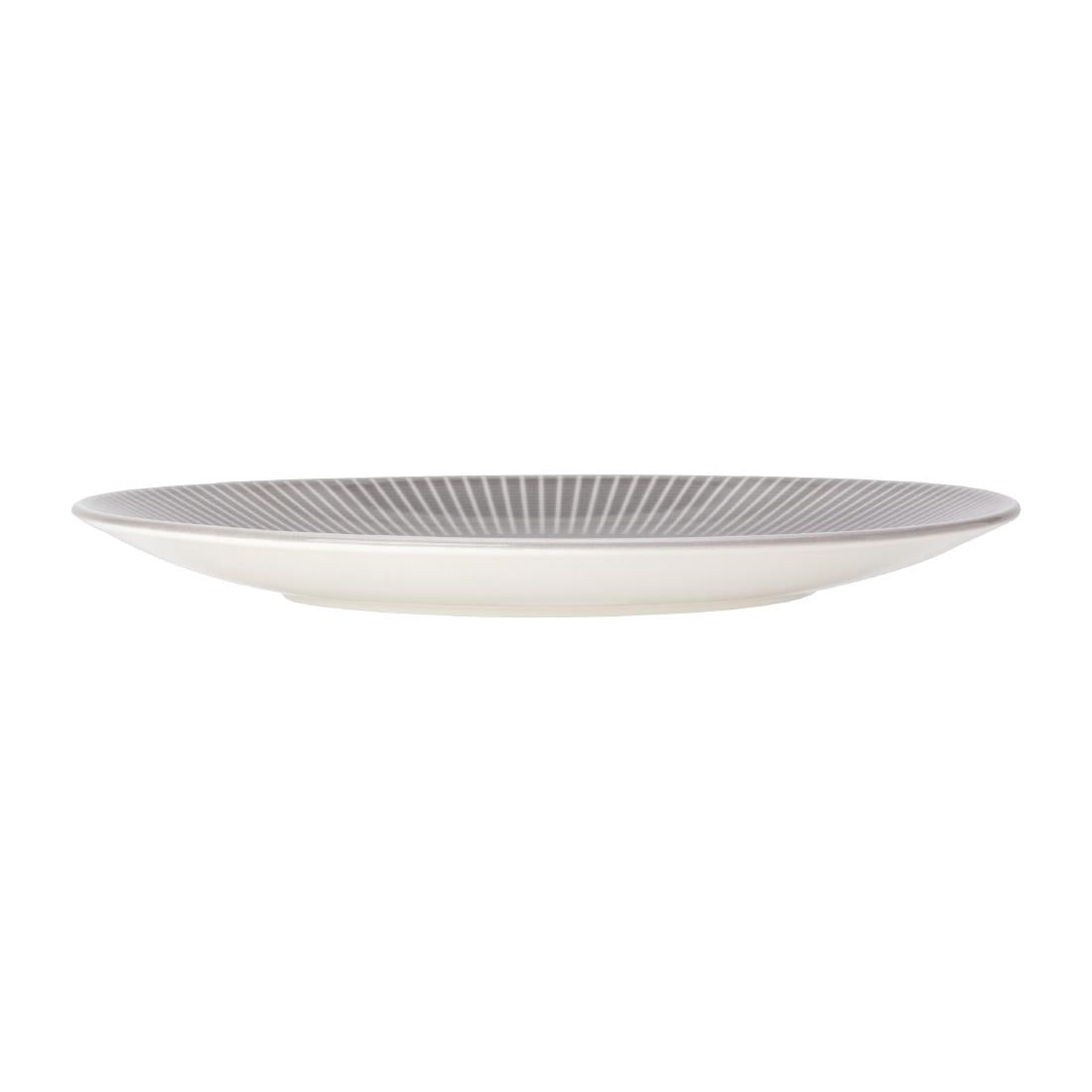 VV1796 Steelite Willow Mist Gourmet Coupe Plates Grey 280mm (Pack of 6)