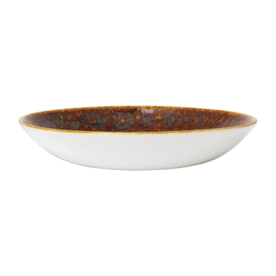 VV1839 Steelite Vesuvius Coupe Bowls Amber 253mm (Pack of 12) - JD Catering Equipment Solutions Ltd