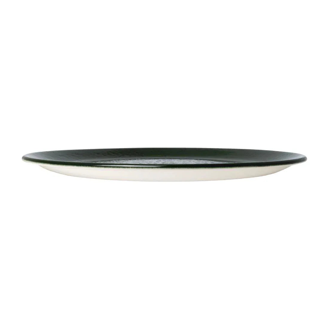 VV1851 Steelite Vesuvius Coupe Plates Burnt Emerald 230mm (Pack of 12) - JD Catering Equipment Solutions Ltd