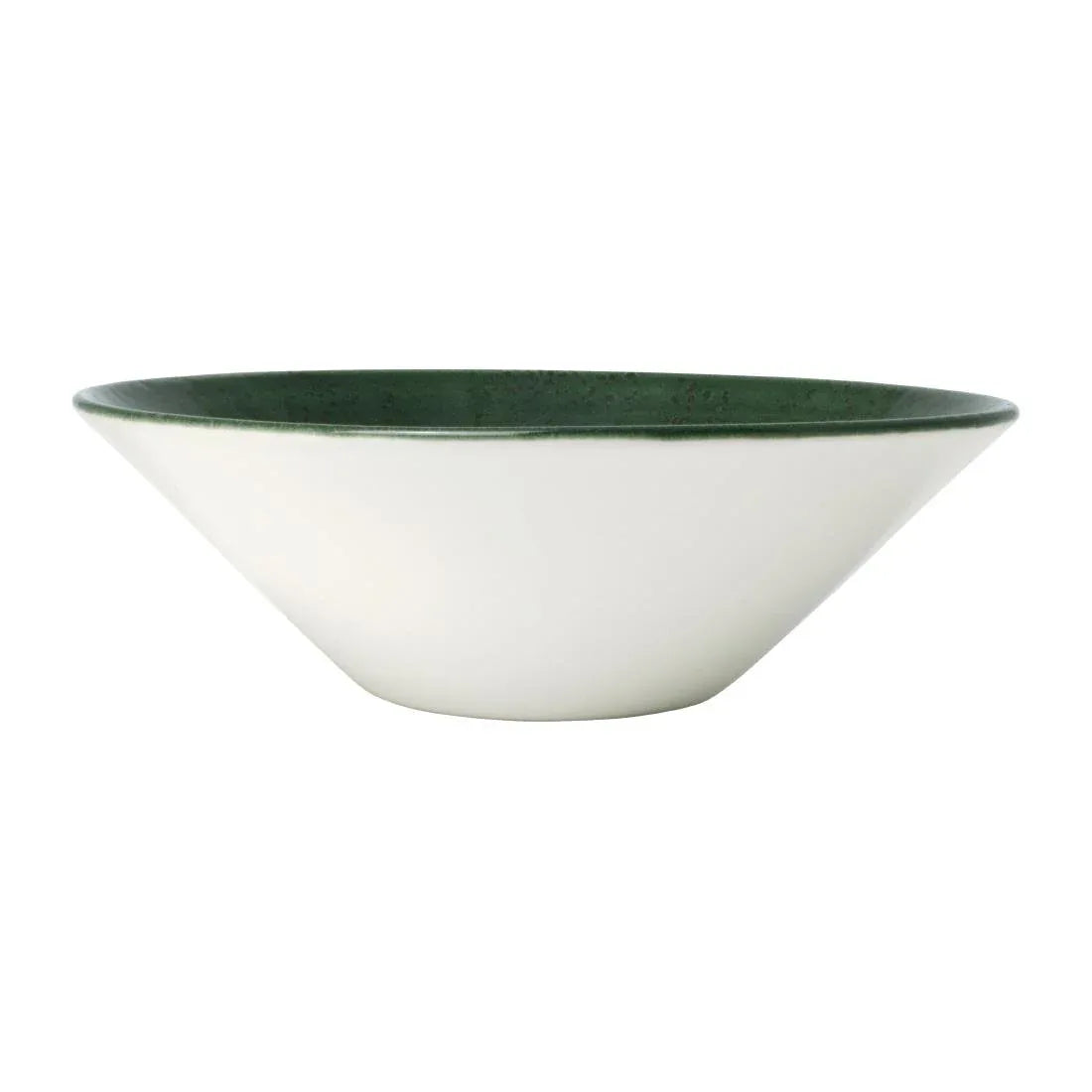 VV1860 Steelite Vesuvius Essence Bowls Burnt Emerald 203mm (Pack of 12) - JD Catering Equipment Solutions Ltd