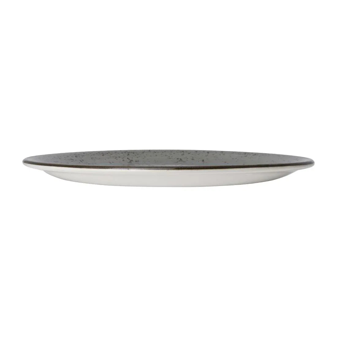 VV1865 Steelite Smoke Coupe Plates 255mm (Pack of 12) - JD Catering Equipment Solutions Ltd