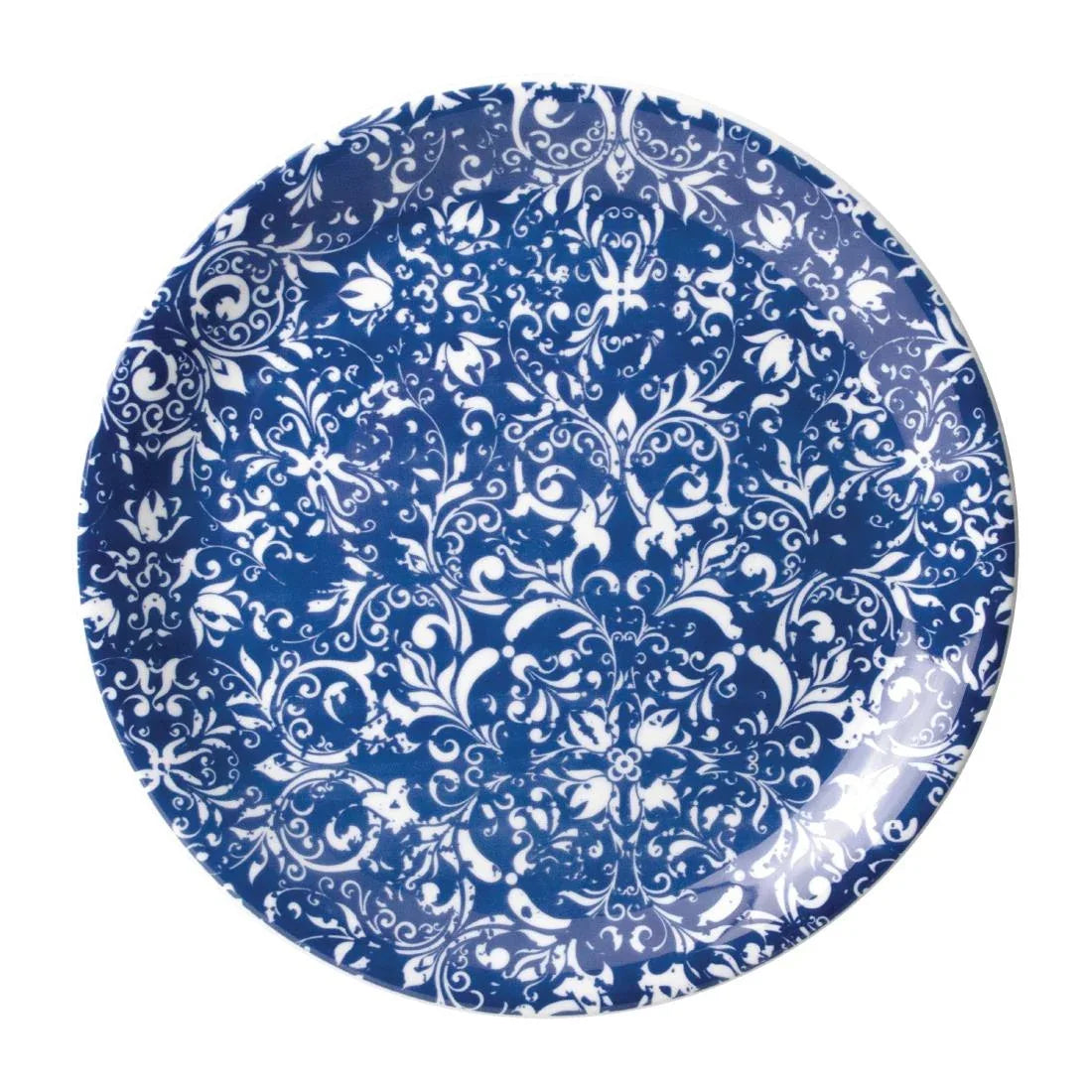 VV1896 Steelite Ink Coupe Plates Legacy Blue 203mm (Pack of 12) - JD Catering Equipment Solutions Ltd