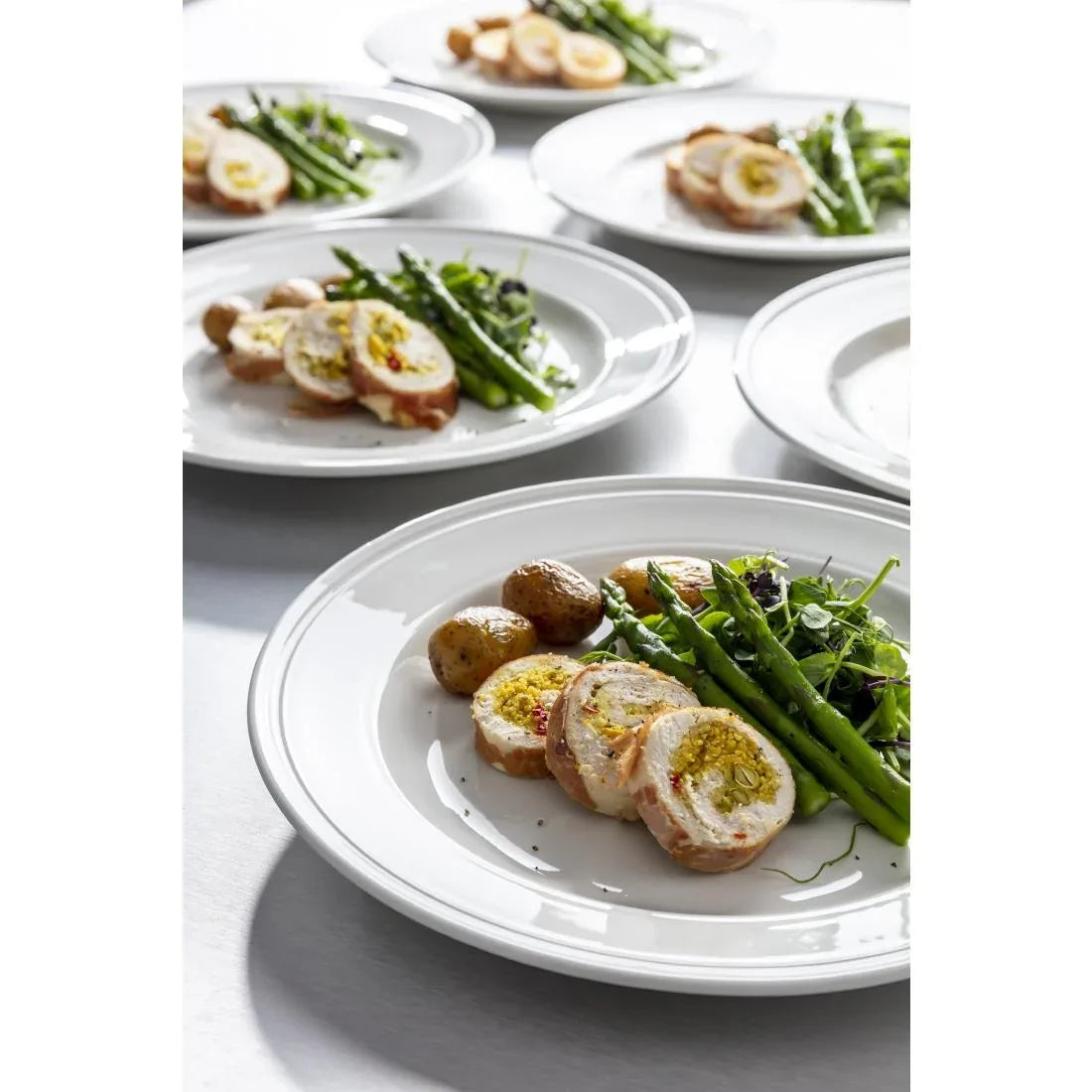 VV2373 Steelite Bead Plates 300mm (Pack of 12) - JD Catering Equipment Solutions Ltd