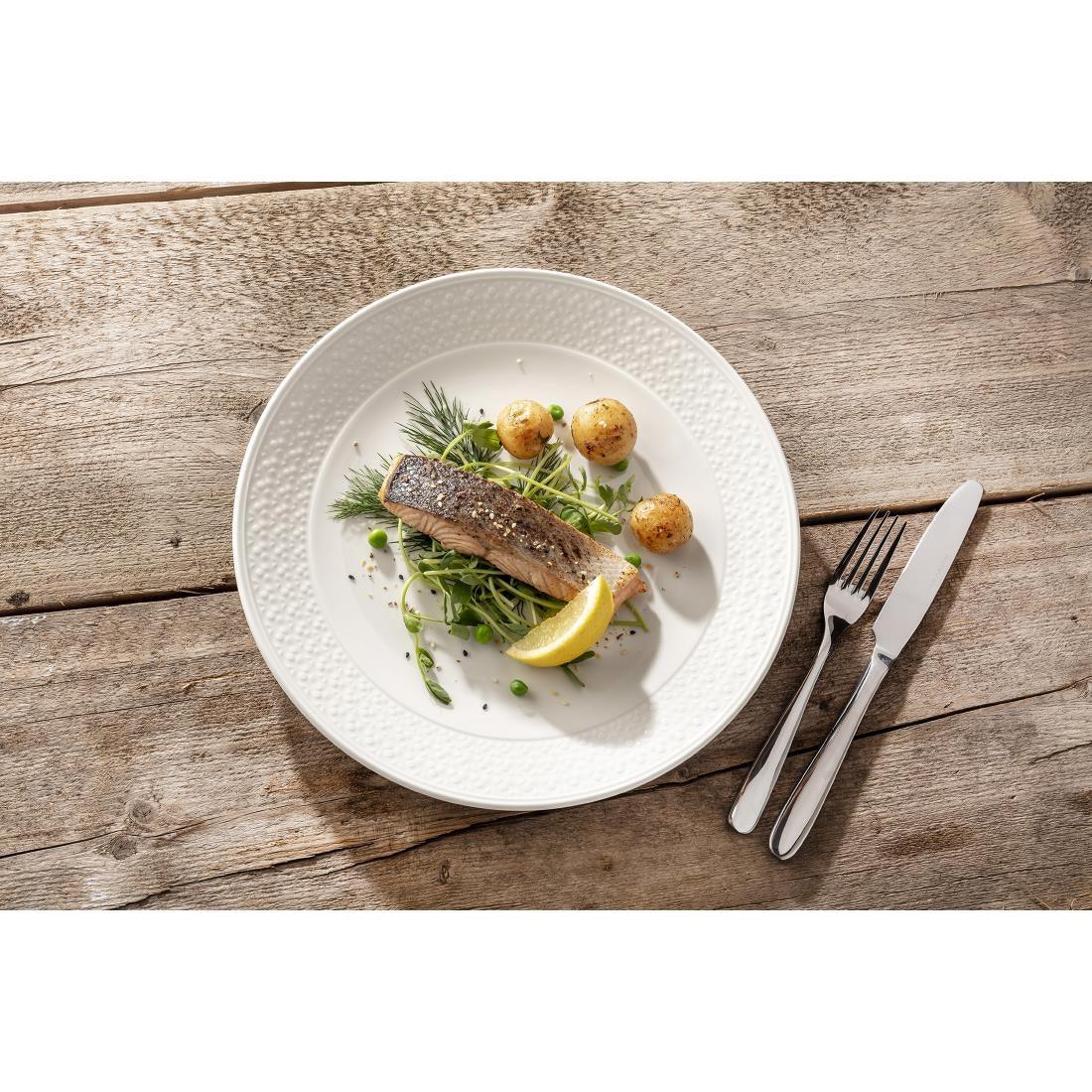 VV2376 Steelite Bead Coupe Plates 285mm (Pack of 6) - JD Catering Equipment Solutions Ltd