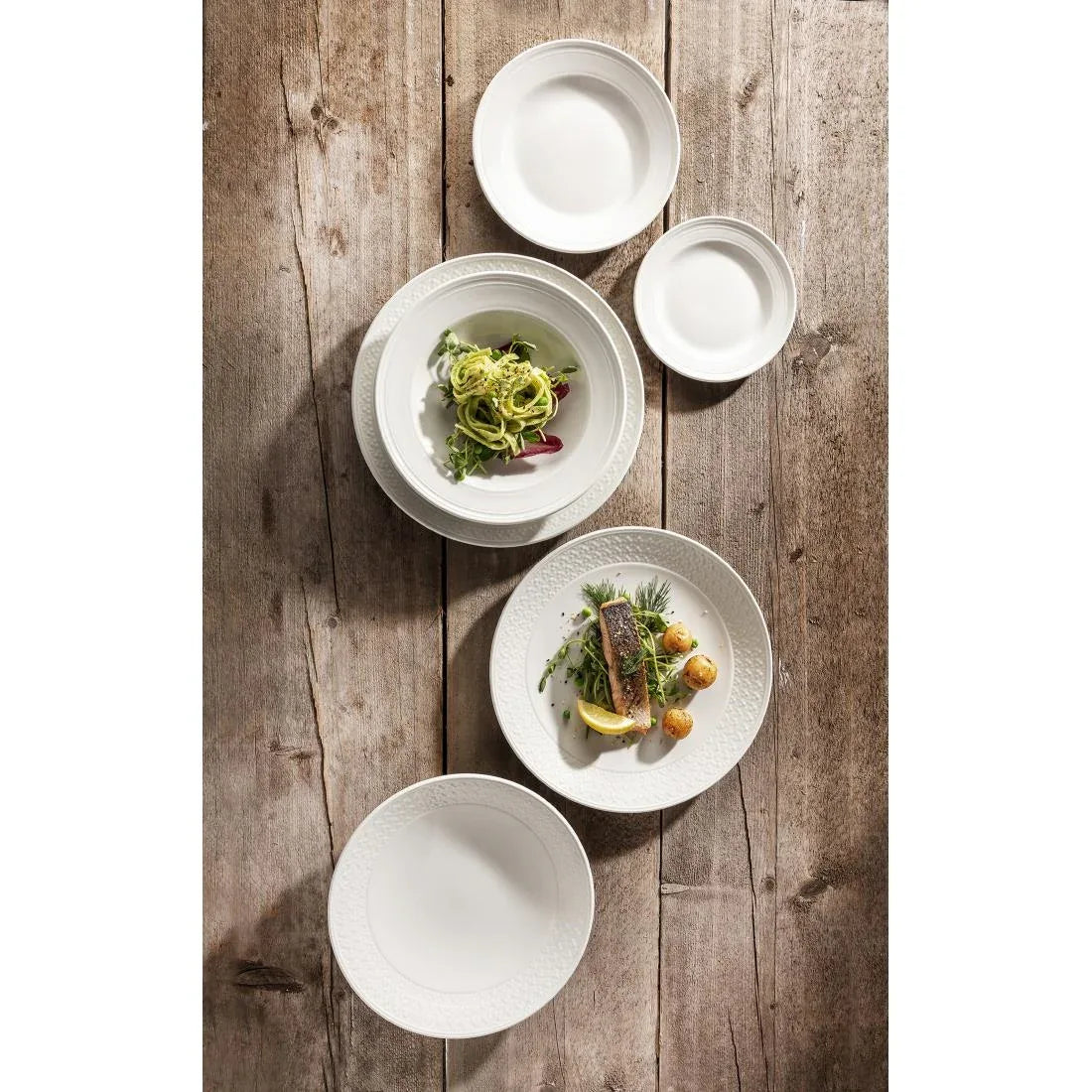 VV2376 Steelite Bead Coupe Plates 285mm (Pack of 6) - JD Catering Equipment Solutions Ltd