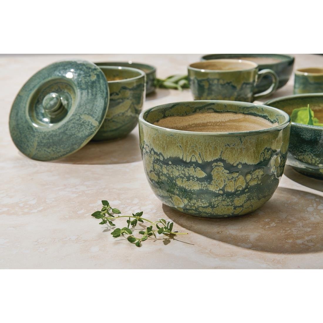 VV2489 Steelite Aurora Revolution Jade Bowls 110mm (Pack of 12)