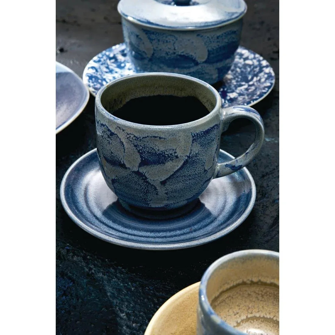 VV2517 Steelite Aurora Vesuvius Lapis Cups 228ml 8oz (Pack of 12) - JD Catering Equipment Solutions Ltd