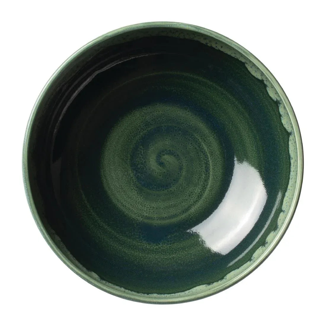 VV2528 Steelite Aurora Vesuvius Burnt Emerald Bowls 175mm (Pack of 12) - JD Catering Equipment Solutions Ltd