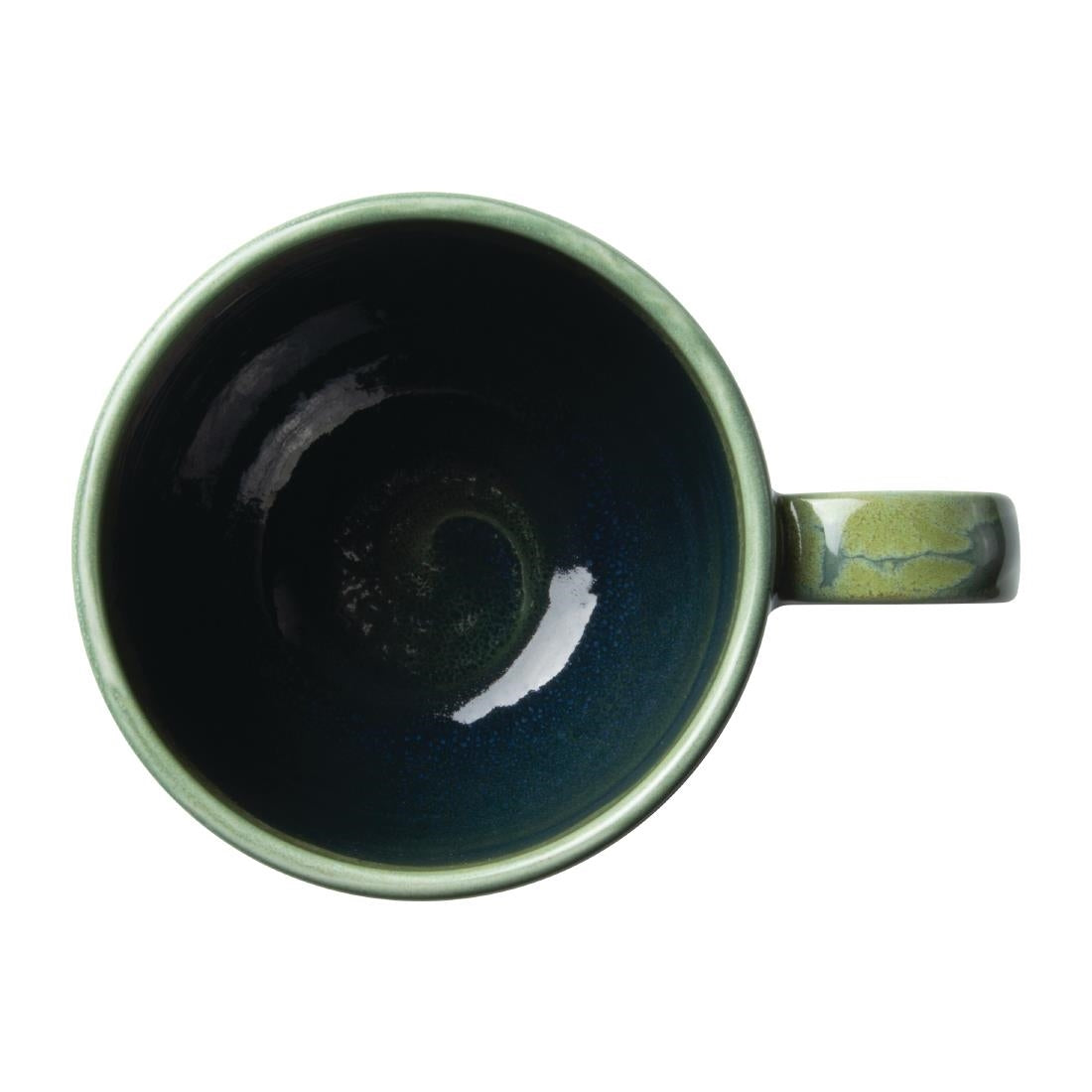 VV2538 Steelite Aurora Vesuvius Burnt Emerald Cups 227ml 8oz (Pack of 12)