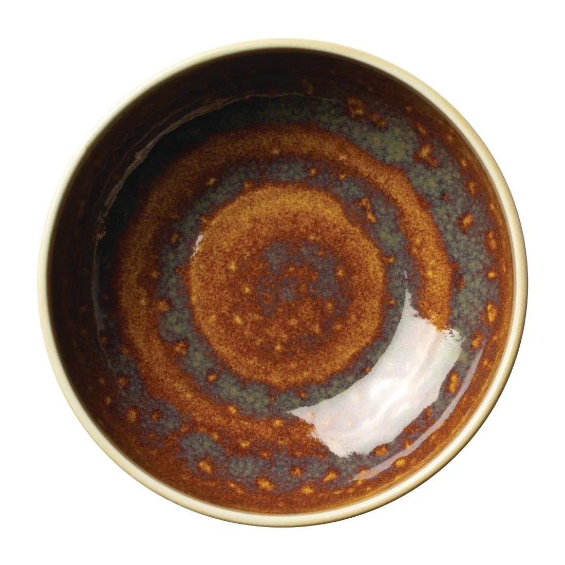 VV2549 Steelite Aurora Vesuvius Amber Bowls 175mm (Pack of 12) - JD Catering Equipment Solutions Ltd