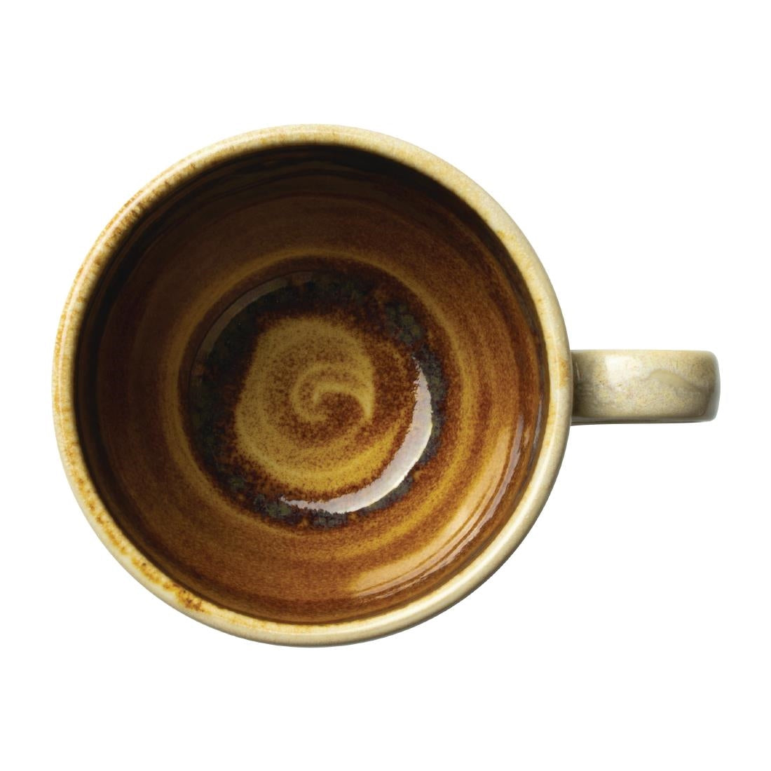 VV2559 Steelite Aurora Vesuvius Amber Cups 227ml 8oz (Pack of 12)