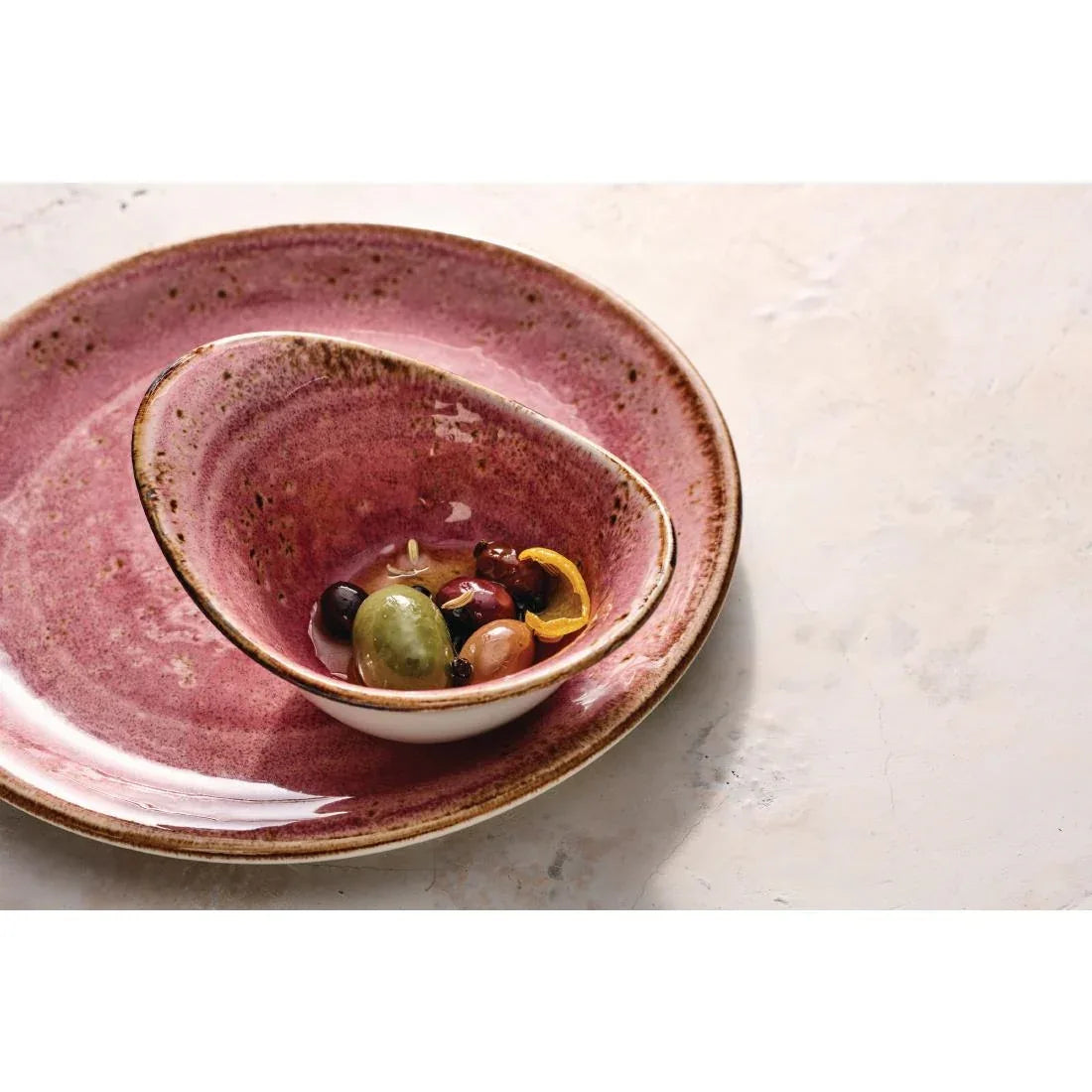 VV2584 Steelite Craft Raspberry Plate Coupe 153mm (Pack of 12) - JD Catering Equipment Solutions Ltd