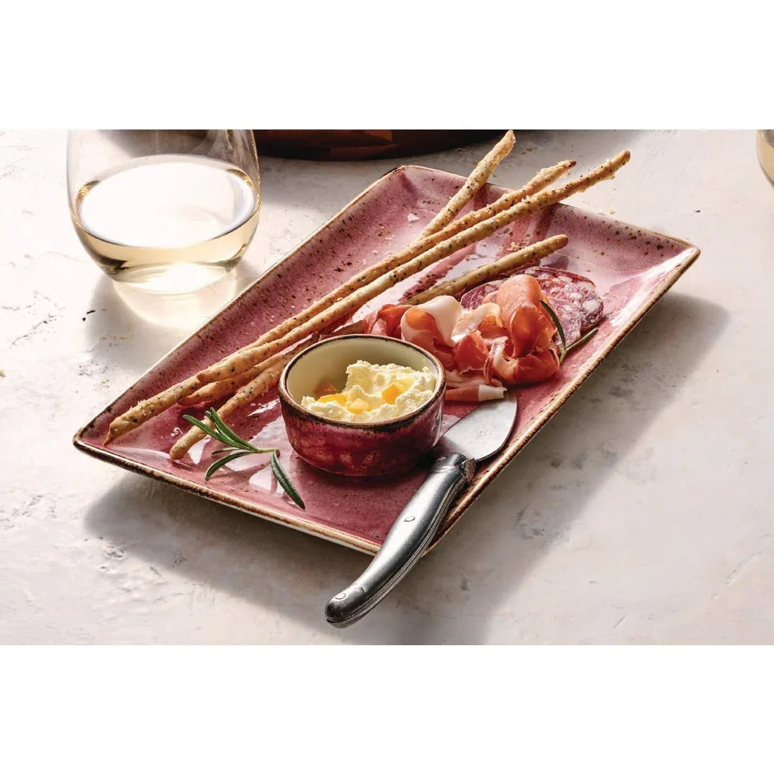 VV2587 Steelite Craft Raspberry Rectangle One 270 x 168mm (Pack of 6) - JD Catering Equipment Solutions Ltd