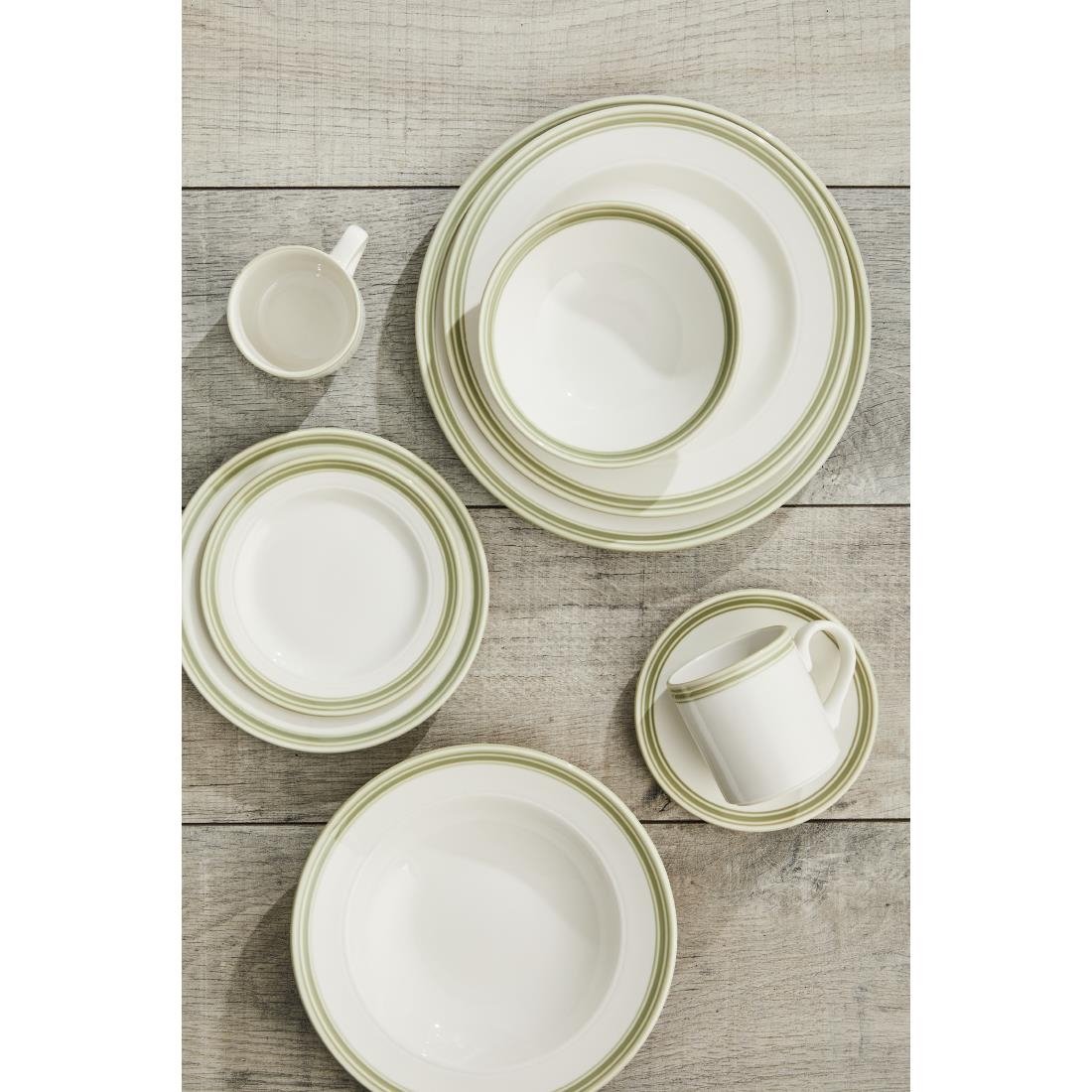 VV2657 Steelite Bead Sage Pasta Plates 240mm (Pack of 12)