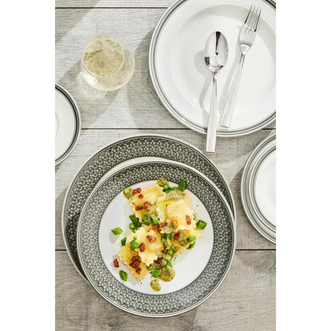 VV2662 Steelite Bead Truffle Coupe Plates 285mm (Pack of 6) - JD Catering Equipment Solutions Ltd