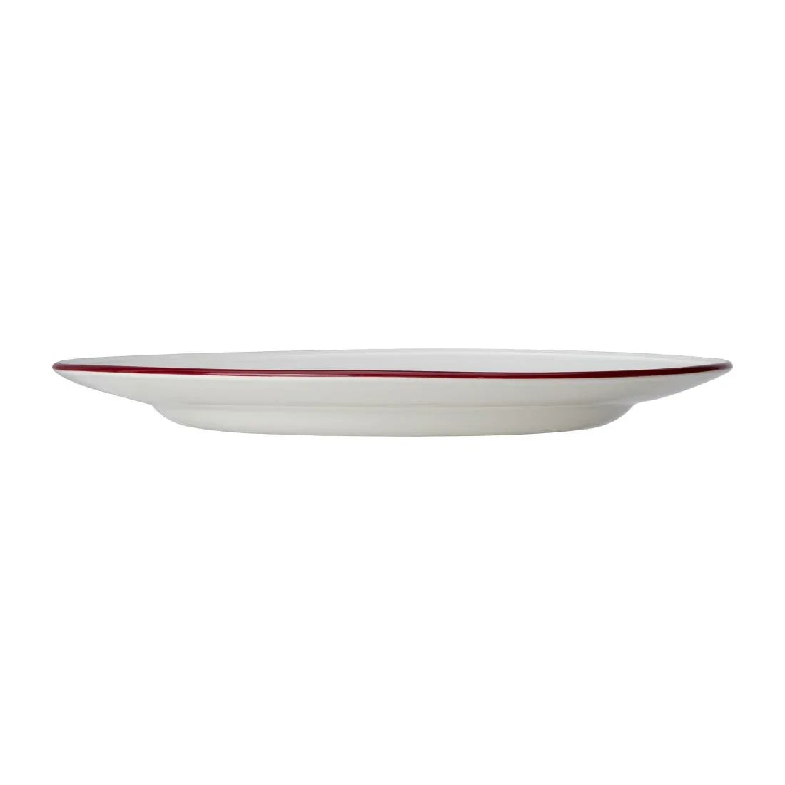 VV2683 Steelite Bead Maroon Band Plates 285mm (Pack of 6) - JD Catering Equipment Solutions Ltd