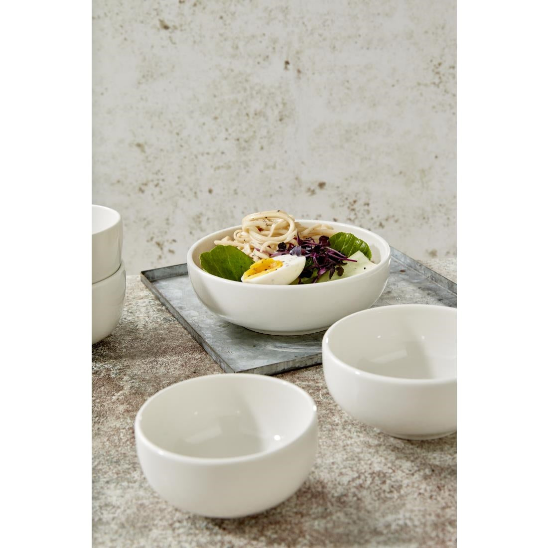 VV2772 Steelite Taste Bowls White 110mm (Pack of 12)