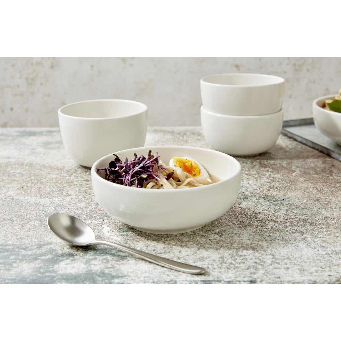 VV2772 Steelite Taste Bowls White 110mm (Pack of 12)