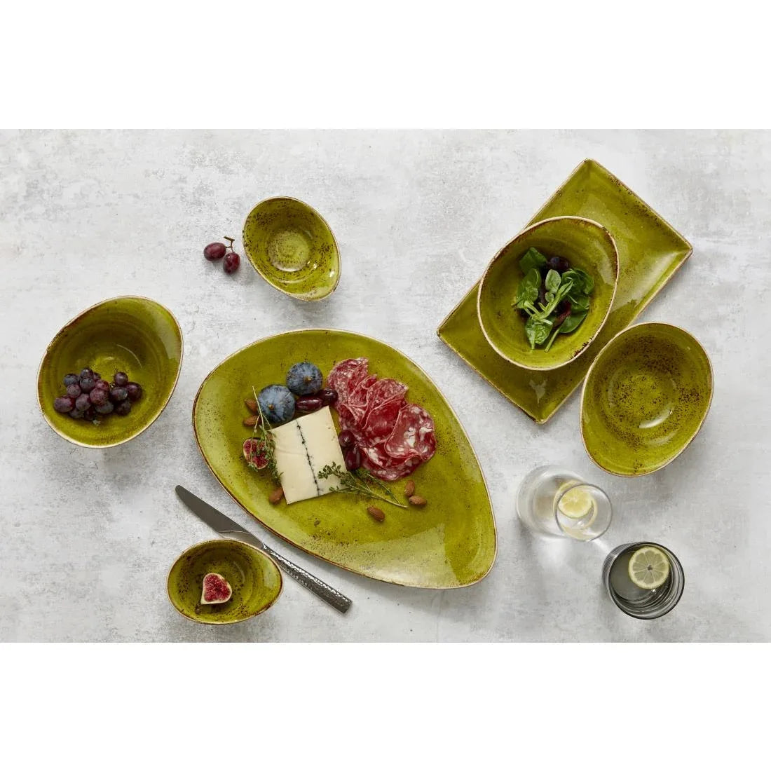 VV2785 Steelite Craft Apple Plates 370mm (Pack of 6) - JD Catering Equipment Solutions Ltd