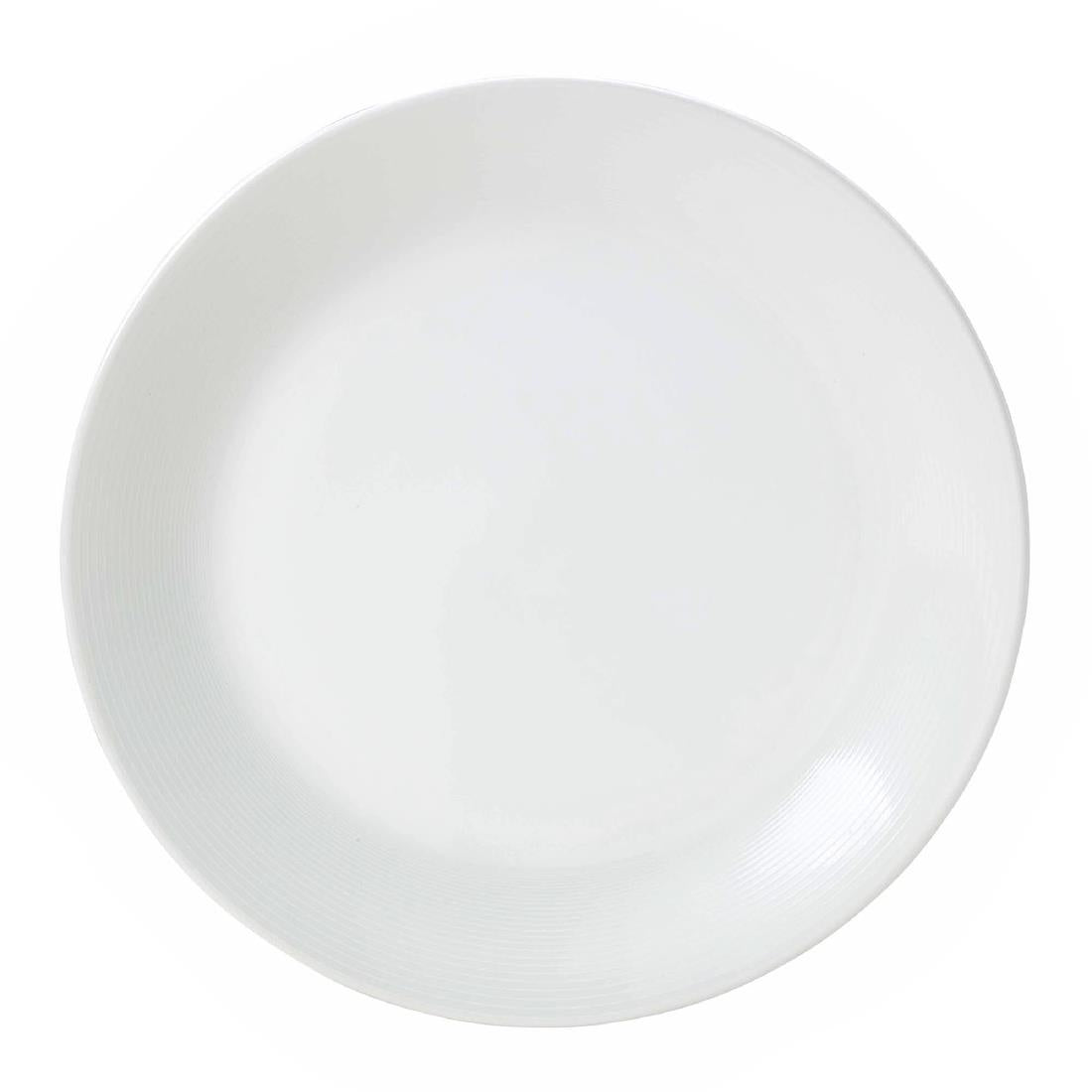 VV3010 William Edwards Spiro Coupe Plates White 300mm (Pack of 6)