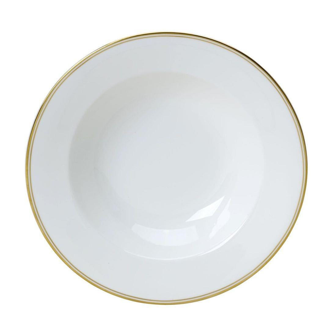VV3063 Burnished Gold Classic Large Rim Bowl - 280mm 600ml (Box 6)