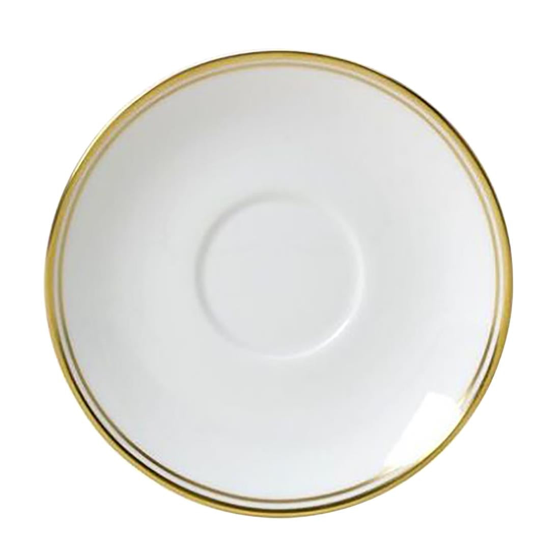 VV3066 Burnished Gold Classic Espresso Saucer Fits VV3065 - 120mm (Box 12)