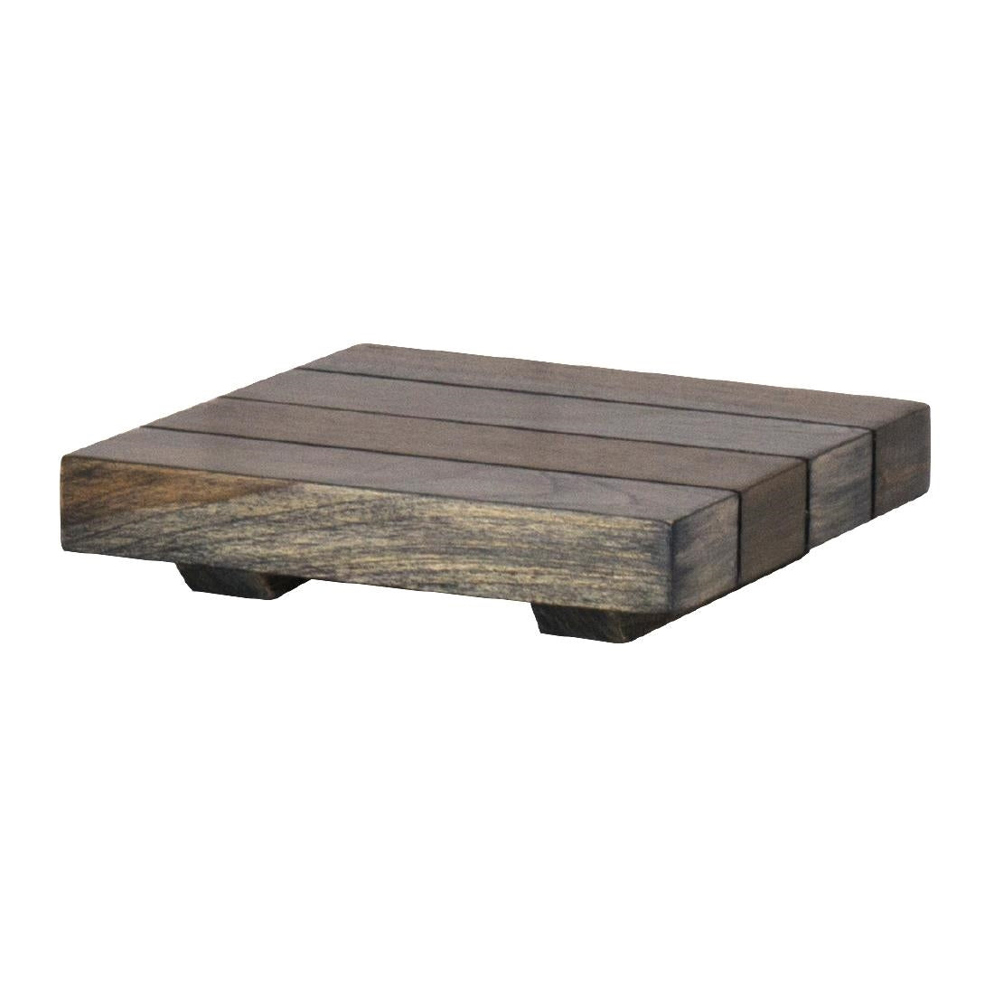 VV3325 DWH Fusion Buffet System Square Shelf Tile Ash Grey Teak 152mm