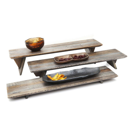 VV3345 DWH Fusion Buffet System Three Piece Riser Set Ash Grey 584mm