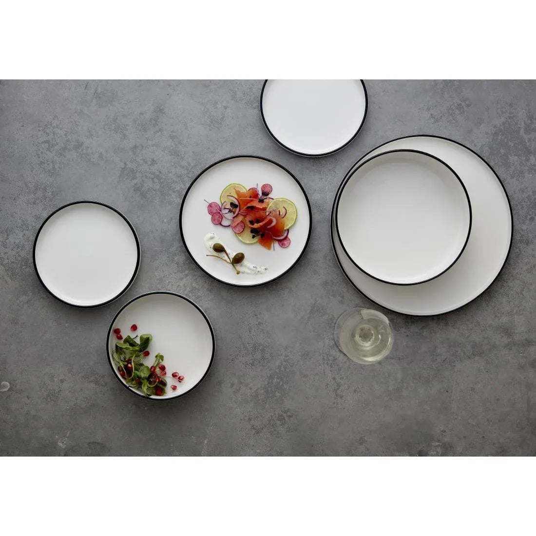 VV3391 Steelite Asteria Tray Round Stkg 202.5mm (Box 12)(Direct) - JD Catering Equipment Solutions Ltd