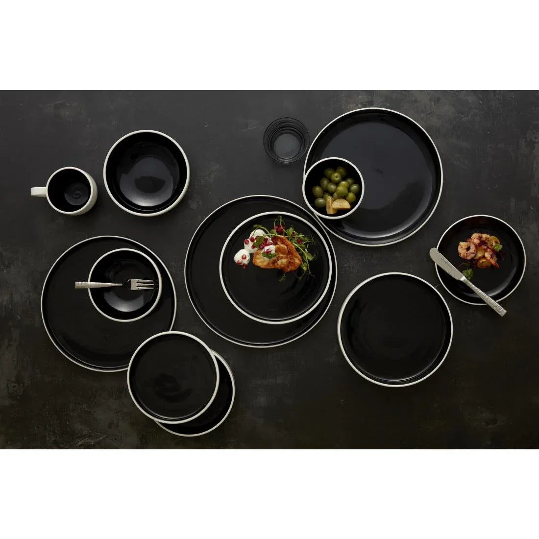 VV3405 Steelite Nyx Stack Plate 165mm (Box 12)(Direct) - JD Catering Equipment Solutions Ltd