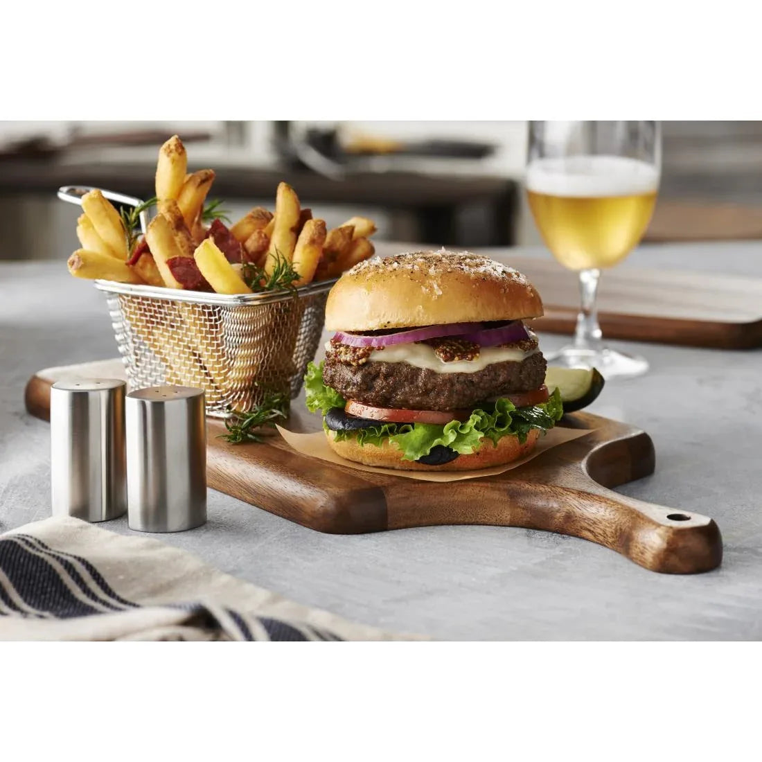 VV3421 Steelite Creations Metal Fry Basket 105x92mm (Without Handle) (Box 12)(Direct) - JD Catering Equipment Solutions Ltd