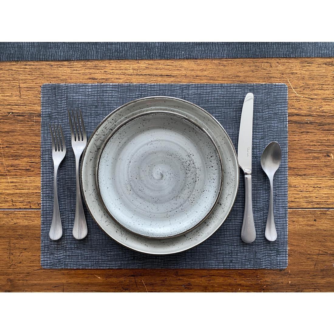 VV3423 Steelite Modern Twist Silicone Placemat Denim Blue 305x400mm (Box 12)(Direct) - JD Catering Equipment Solutions Ltd