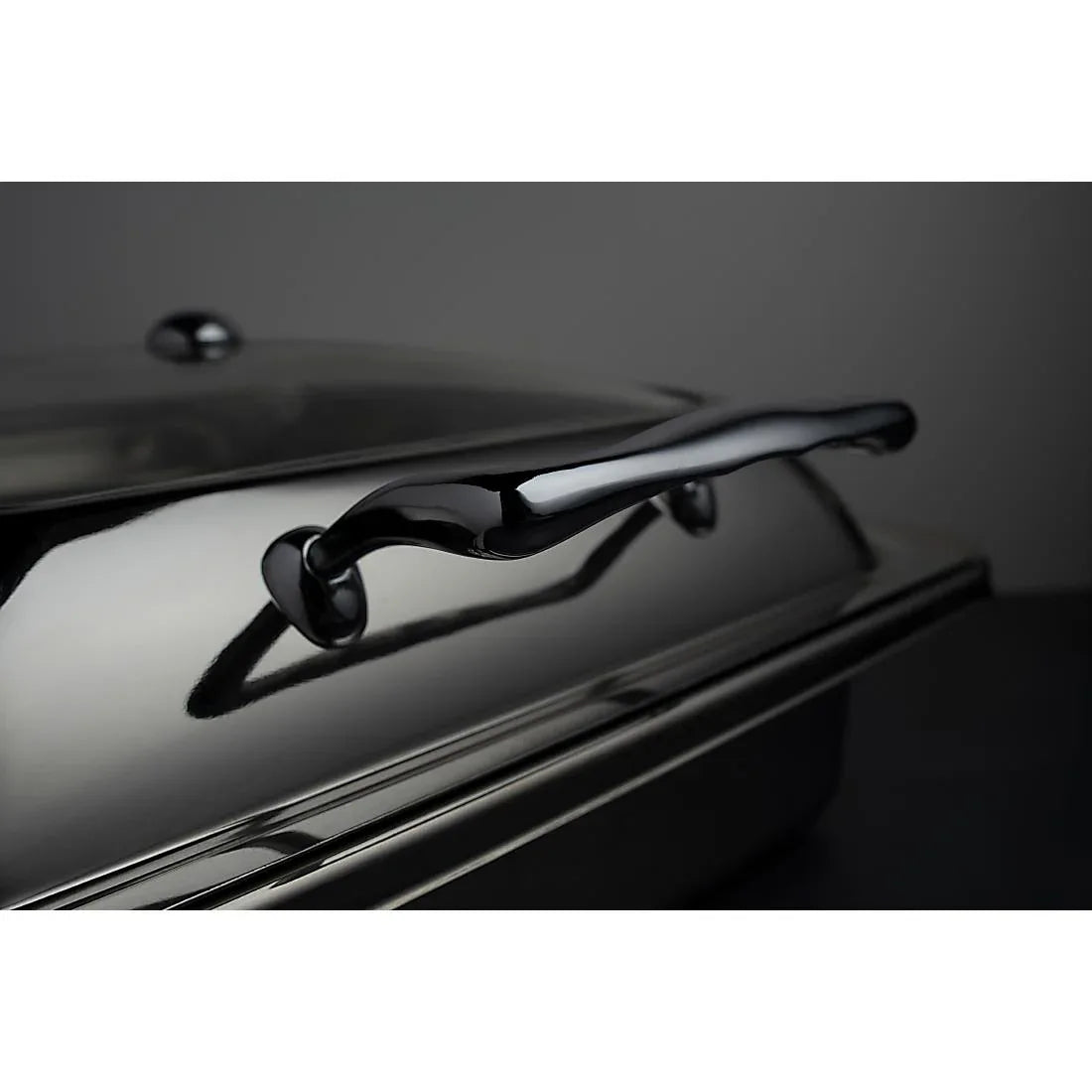 VV3470 Steelite Creations Rect Chafing Dish With Stand 572x432x298mm - JD Catering Equipment Solutions Ltd