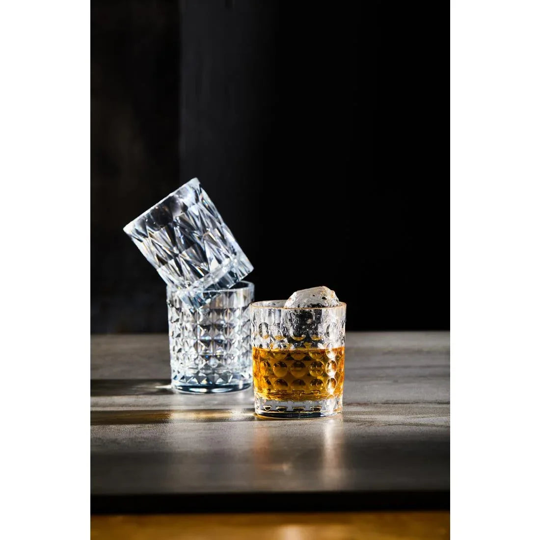 VV3492 Steelite Highland Clear Cut Tumbler 266ml (Box 24)(Direct) - JD Catering Equipment Solutions Ltd