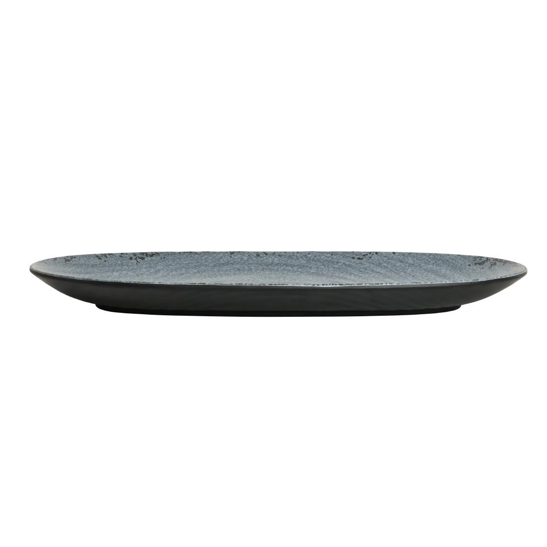 VV3588 Steelite Creations Pompeii Slate Platter 355.6x203.2mm (Box 12)(Direct)