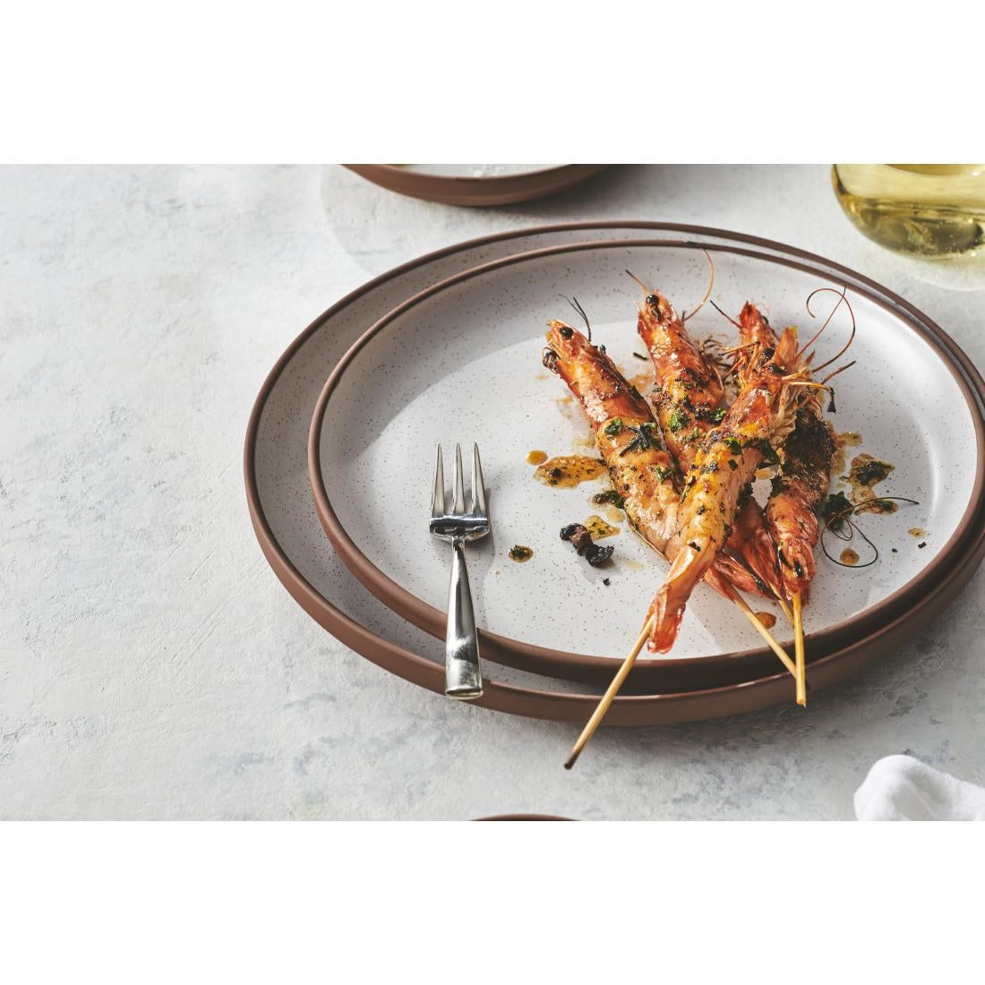 VV3640 Maham Studio Spice Sea Salt Deep Plate 220x40mm 852ml (Box 12)(Direct)