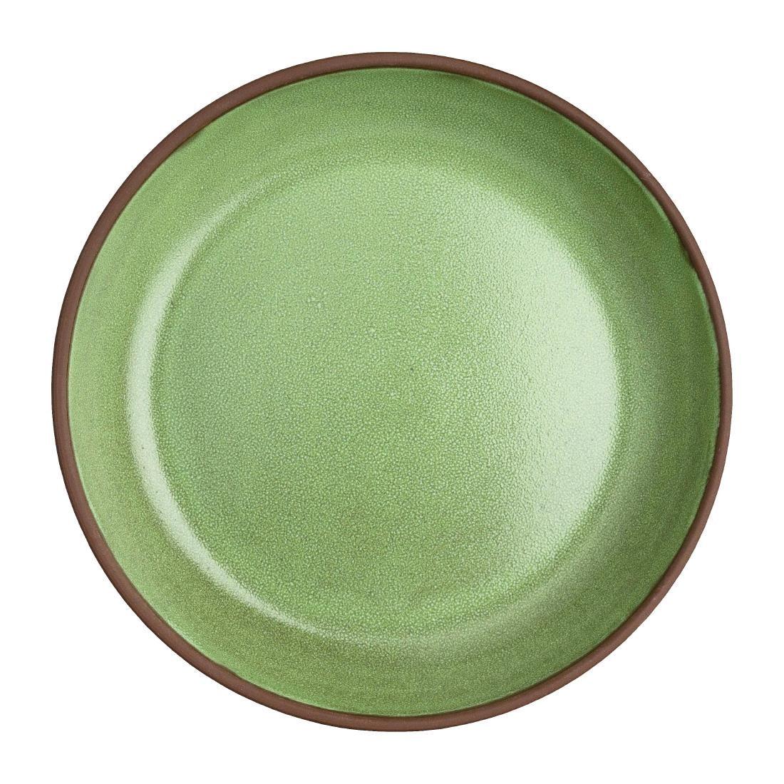 VV3655 Maham Studio Spice Cardamon Deep Plates 160x30mm (Pack of 12) - JD Catering Equipment Solutions Ltd