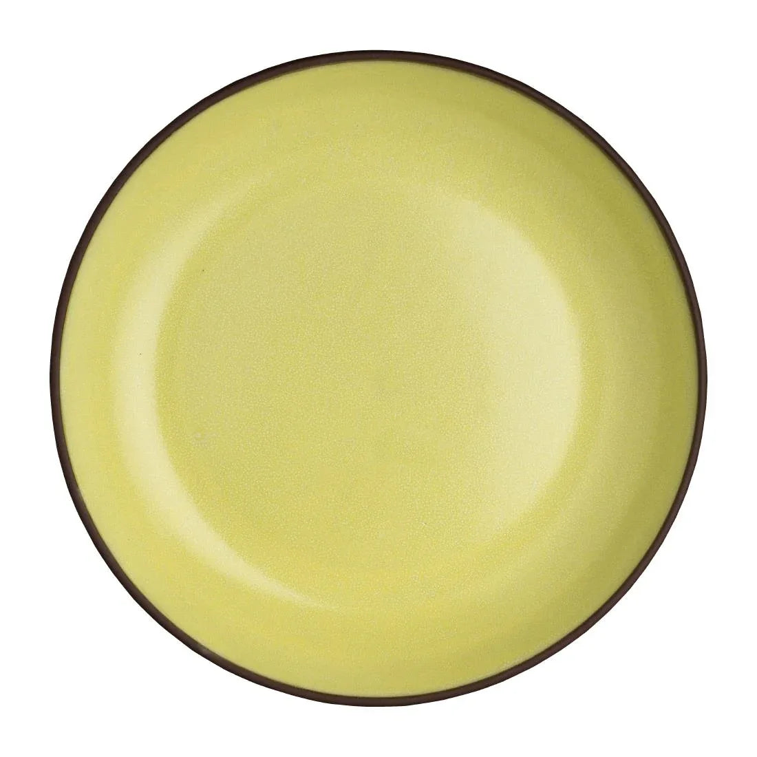 VV3672 Maham Studio Spice Saffron Deep Plates 220x40mm (Pack of 12) - JD Catering Equipment Solutions Ltd