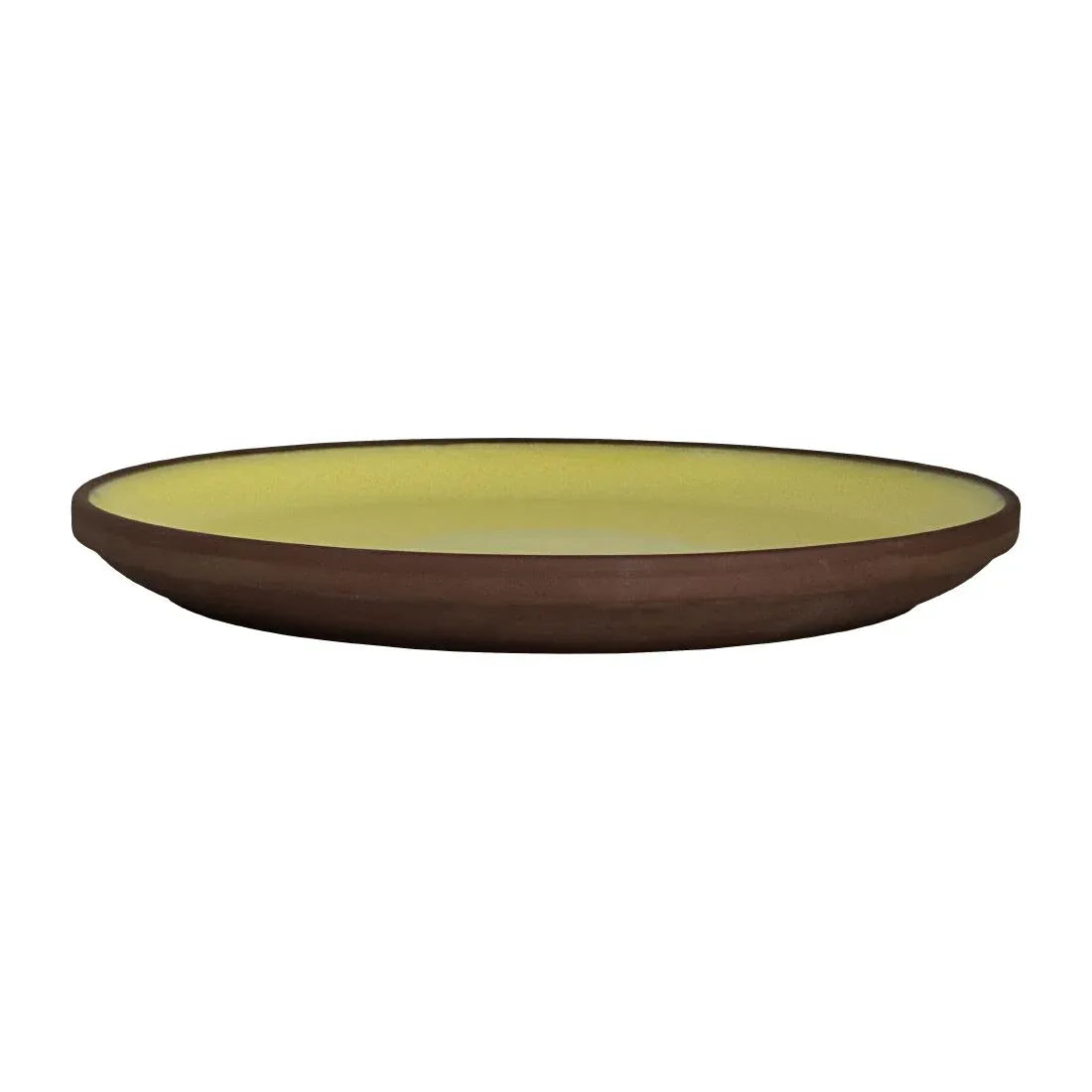 VV3673 Maham Studio Spice Saffron Plates 240mm (Pack of 12) - JD Catering Equipment Solutions Ltd