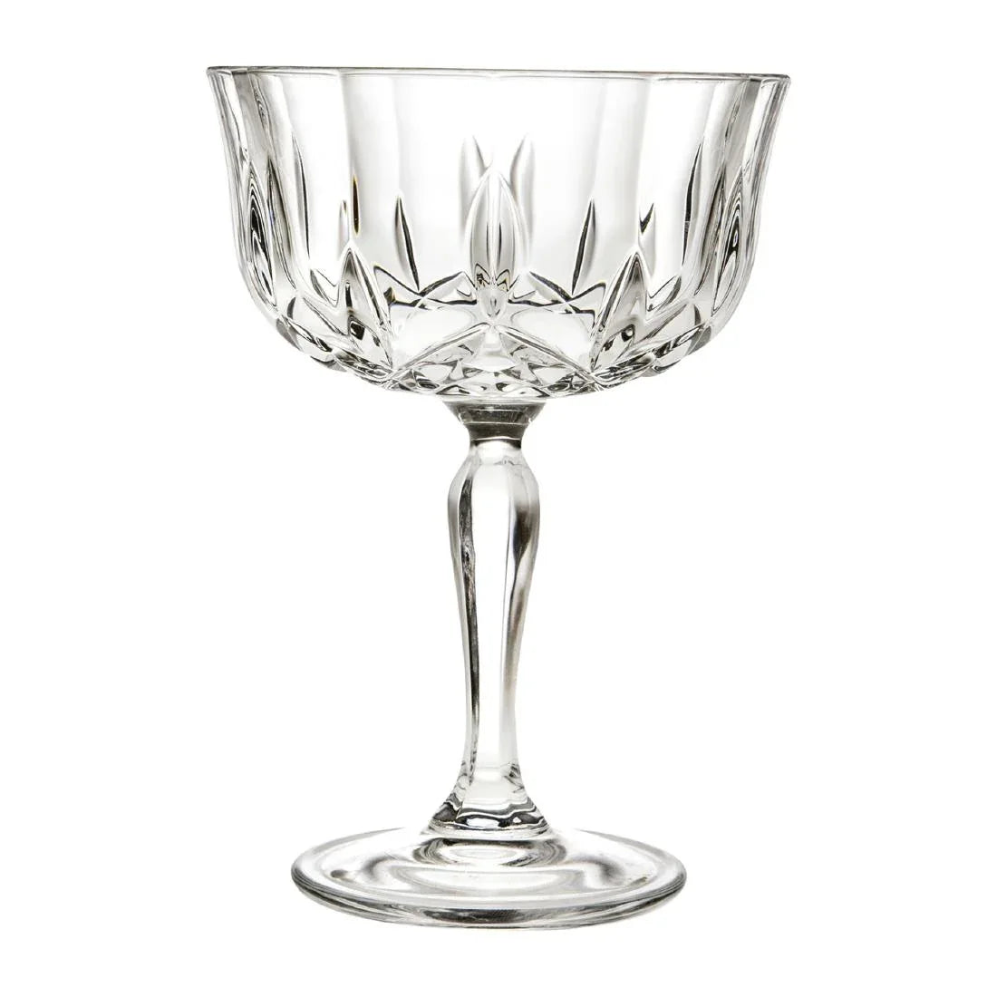 VV3828 RCR Cristalleria Opera Champagne Saucer 240ml (Pack of 12) - JD Catering Equipment Solutions Ltd